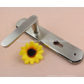 Tube Stainless Steel Lever Handle Door Lock with Plate